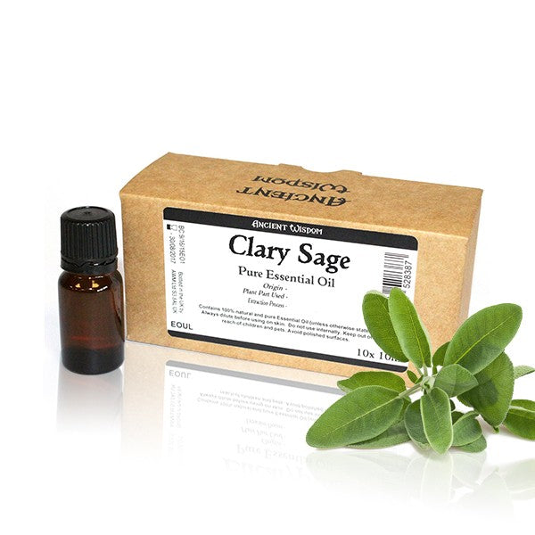 10x 10ml Clary Sage Essential Oil  Customisable