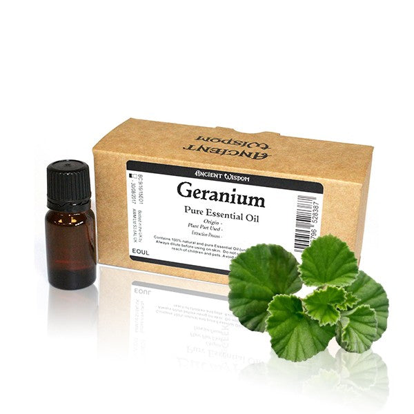 10x 10ml Geranium (Egypt) Essential Oil Customisable