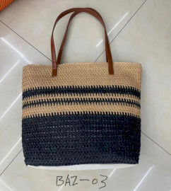 Back to the Bazaar Bag - Tan & Black