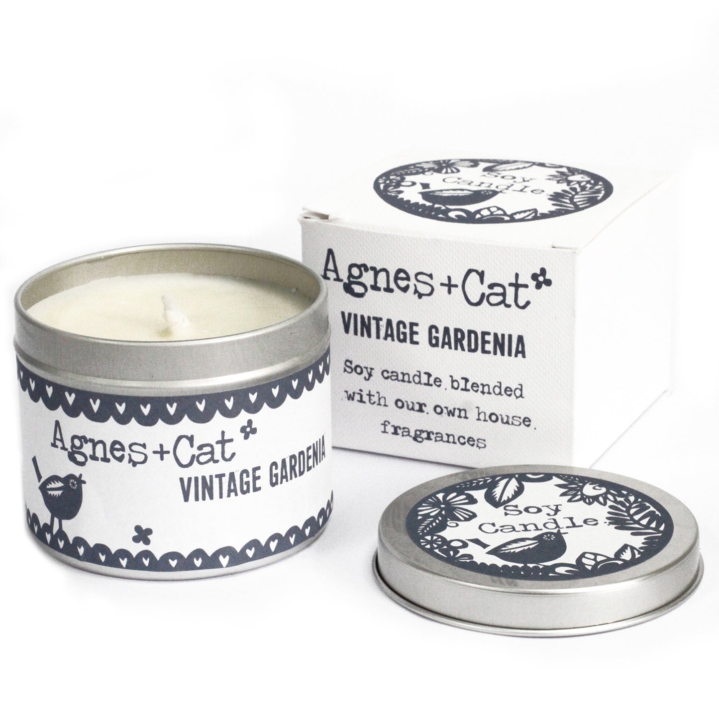 Tin Candle - Vintage Gardenia