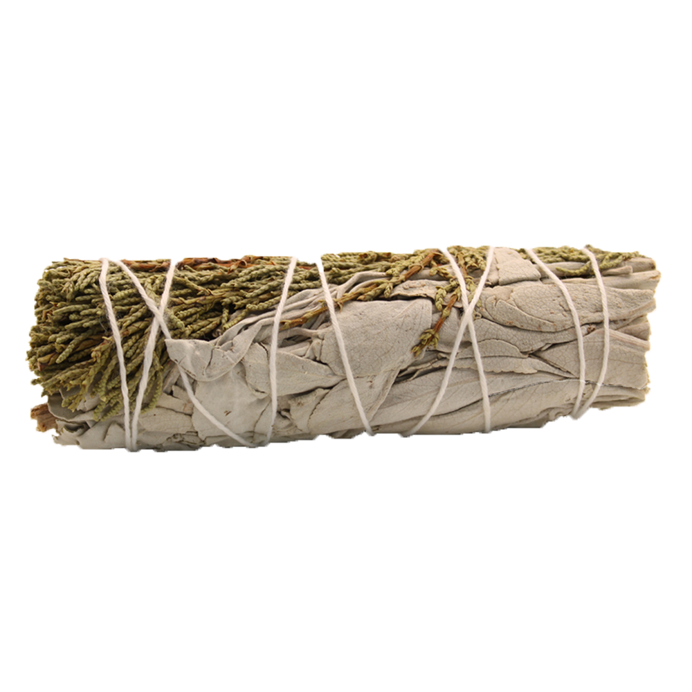 Smudge Stick (California) - White Sage & Black Sage 10cm