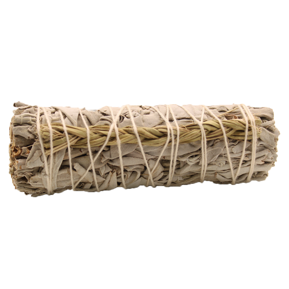 Smudge Stick (California) - White Sage & Sweetgrass 10cm