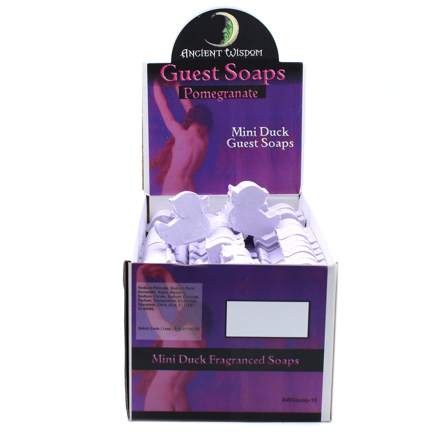 Purple Duck Guest Soap - Pomegranate (10 Pack)