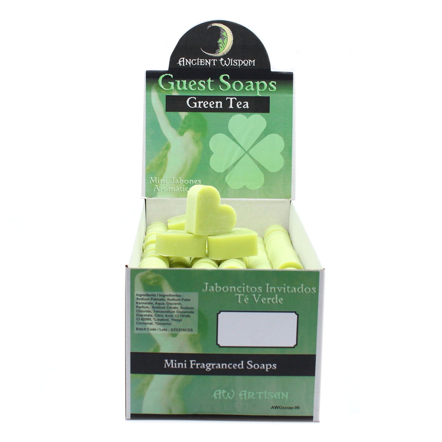 Heart Guest Soaps - Green Tea (10 Pack)