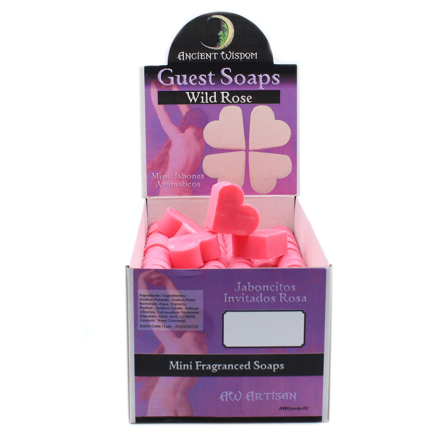 Heart Guest Soaps - Wild Rose (10 Pack)