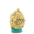 Brass Buddha Figure - Med Head - 8 cm