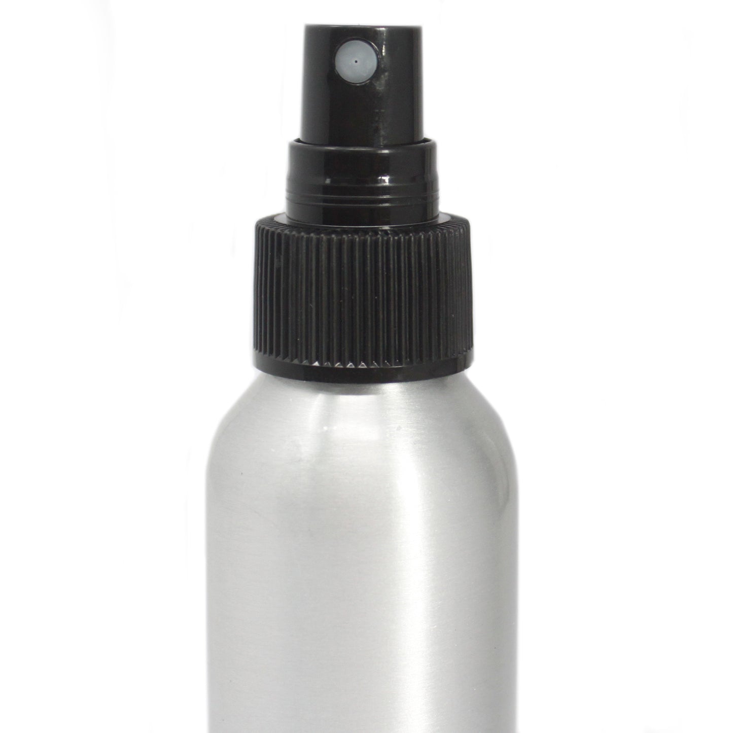 100ml Aluminium Bottle with Black Spray Top