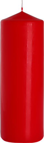 Pillar Candle 80x250mm - Red (6 Pack)