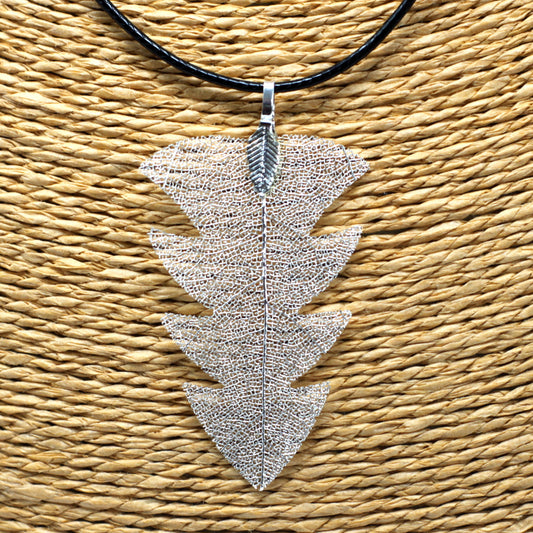 Necklace - Festive Fir - Silver