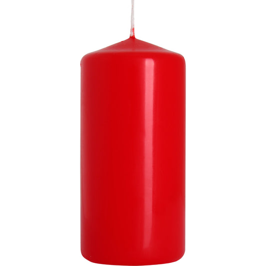 Pillar Candle 50x100mm - Red (8 Pack)