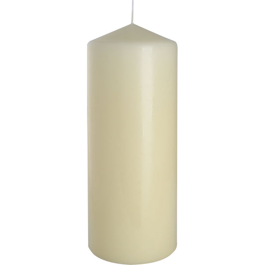 Single Pillar Candle 80x200mm - Ivory