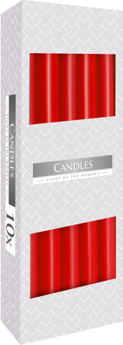 Taper Candle - Red (10 Pack)