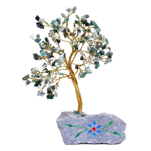 Tree Agate Gemstone Tree - 160 Stone