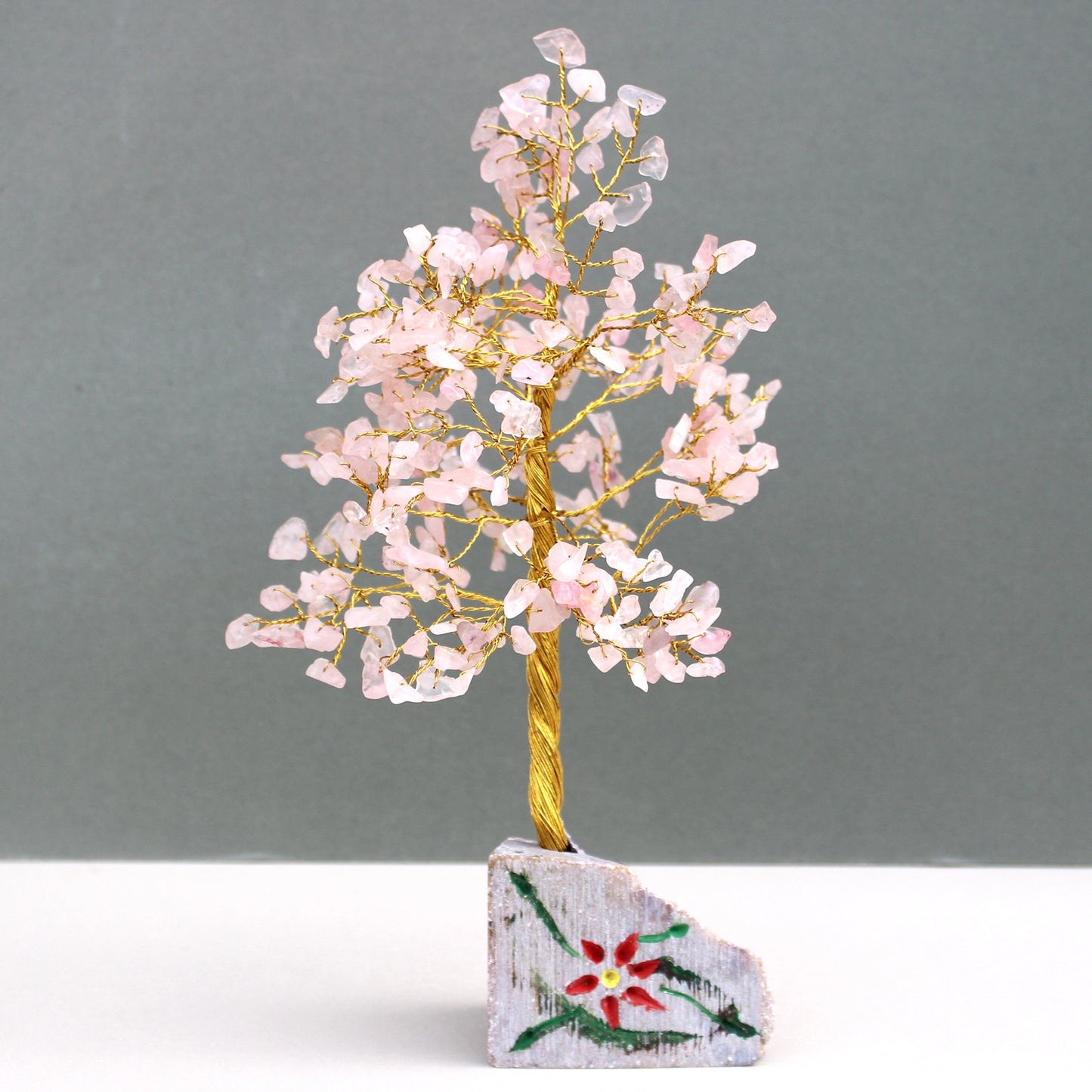 Rose Quartz Gemstone Tree - 320 Stones