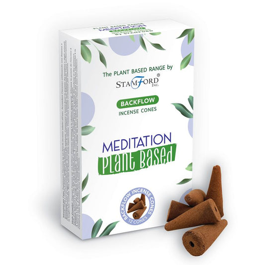 Plant Based Backflow Incense Cones - Meditation