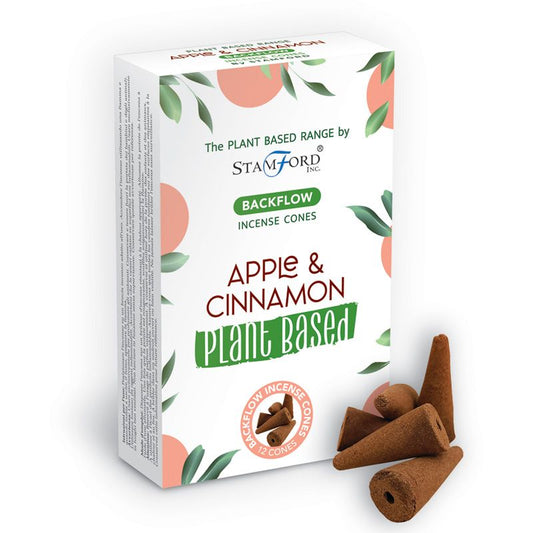 Plant Based Backflow Incense Cones - Apple & Cinnamon