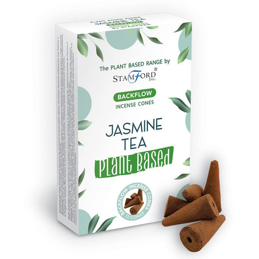 Plant Based Backflow Incense Cones - Jasmine Tea