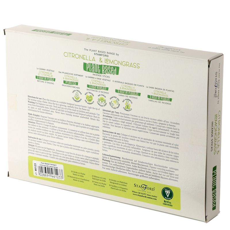 Plant Based Incense Sticks - Citronella & Lemongrass