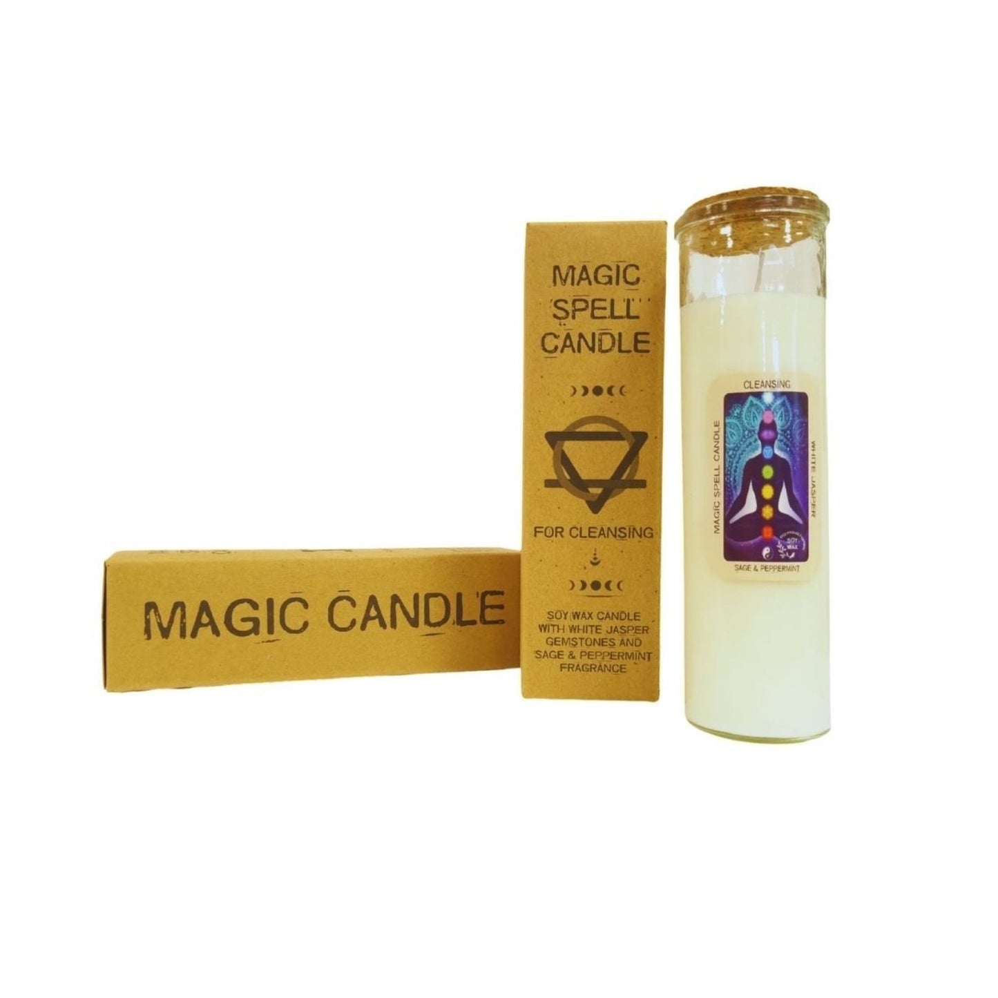 Manifestation Magic Spell Candle - Cleansing