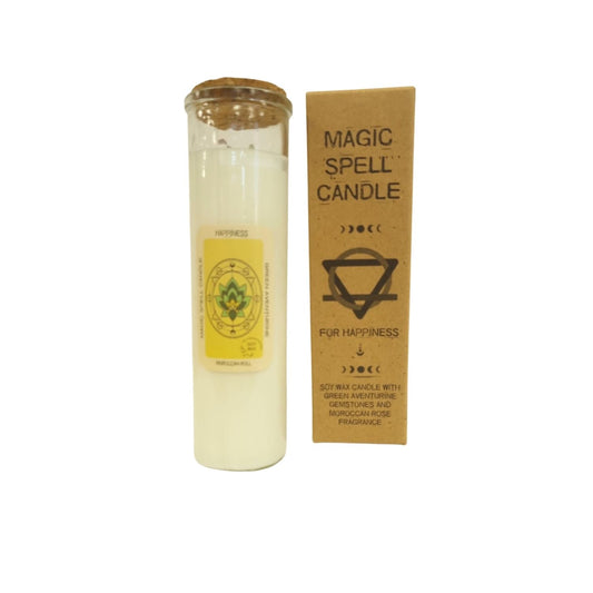 Manifestation Magic Spell Candle - Happiness