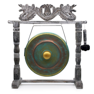 Medium Gong in Stand - 50cm - Greenwash