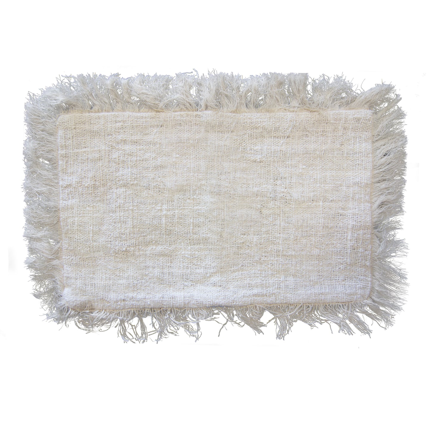 Linen Cushion 30x50cm with fringe