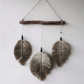 Three Piece Raffa Leaves 46x53cm