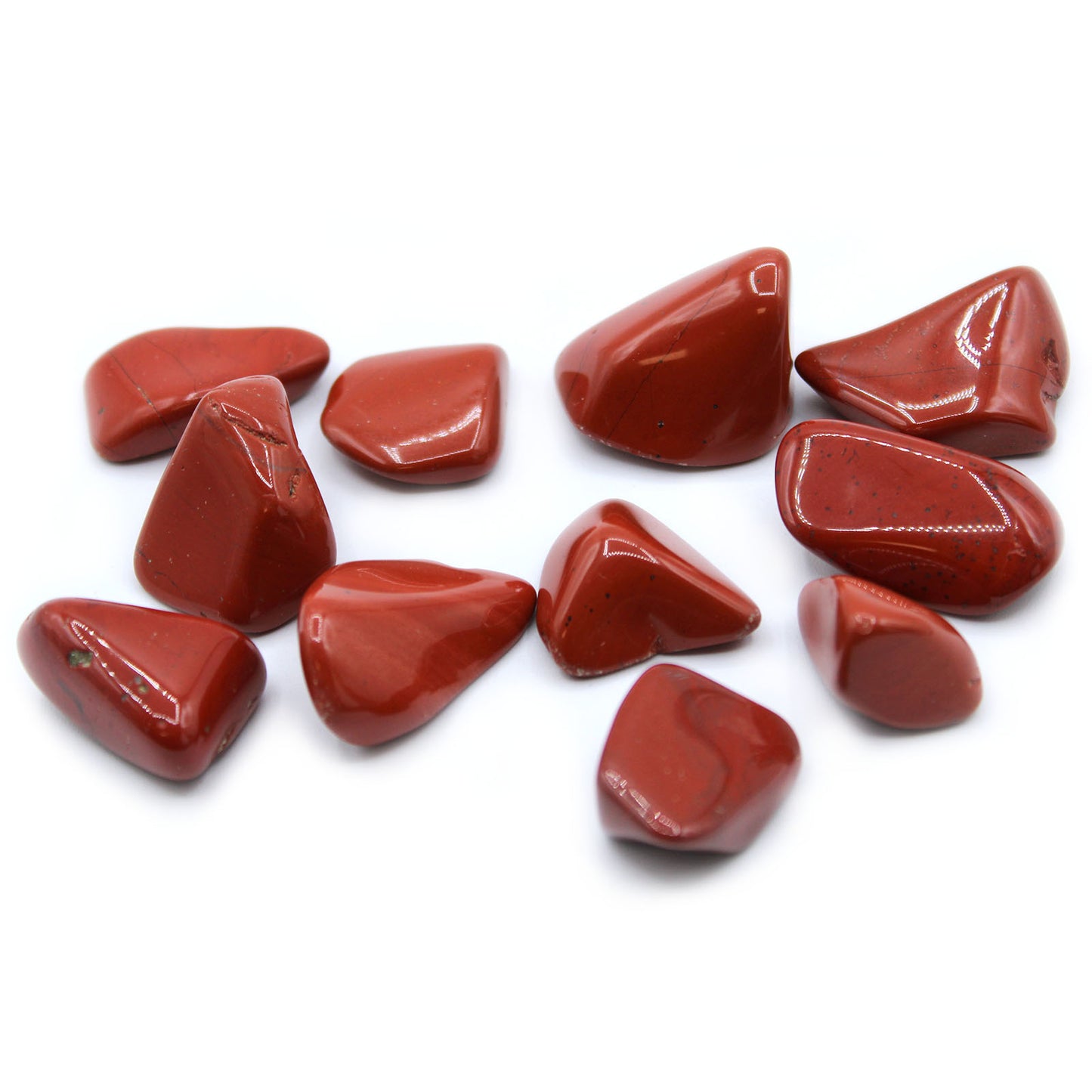 Pack of 24 L Tumble Stone - Jasper - Red