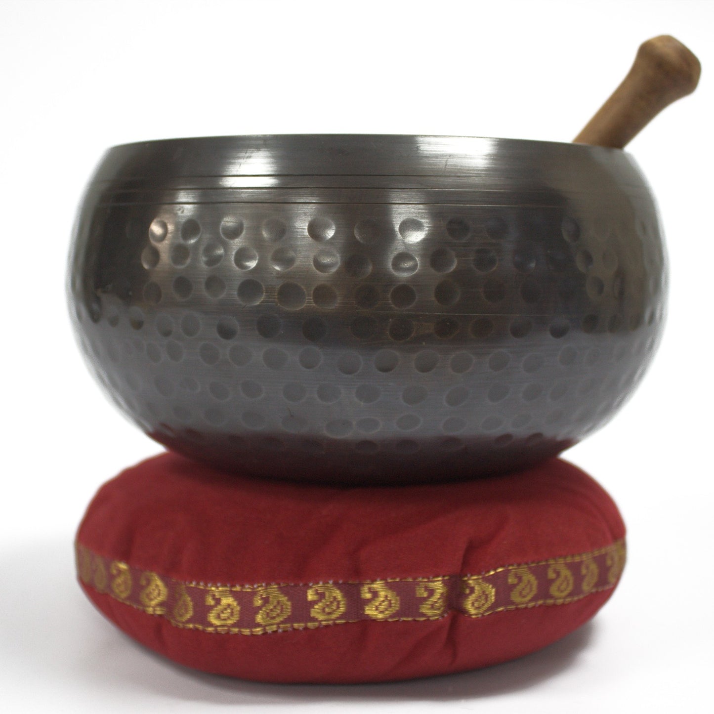 Singing Bowl Velvet Cushion - 16cm