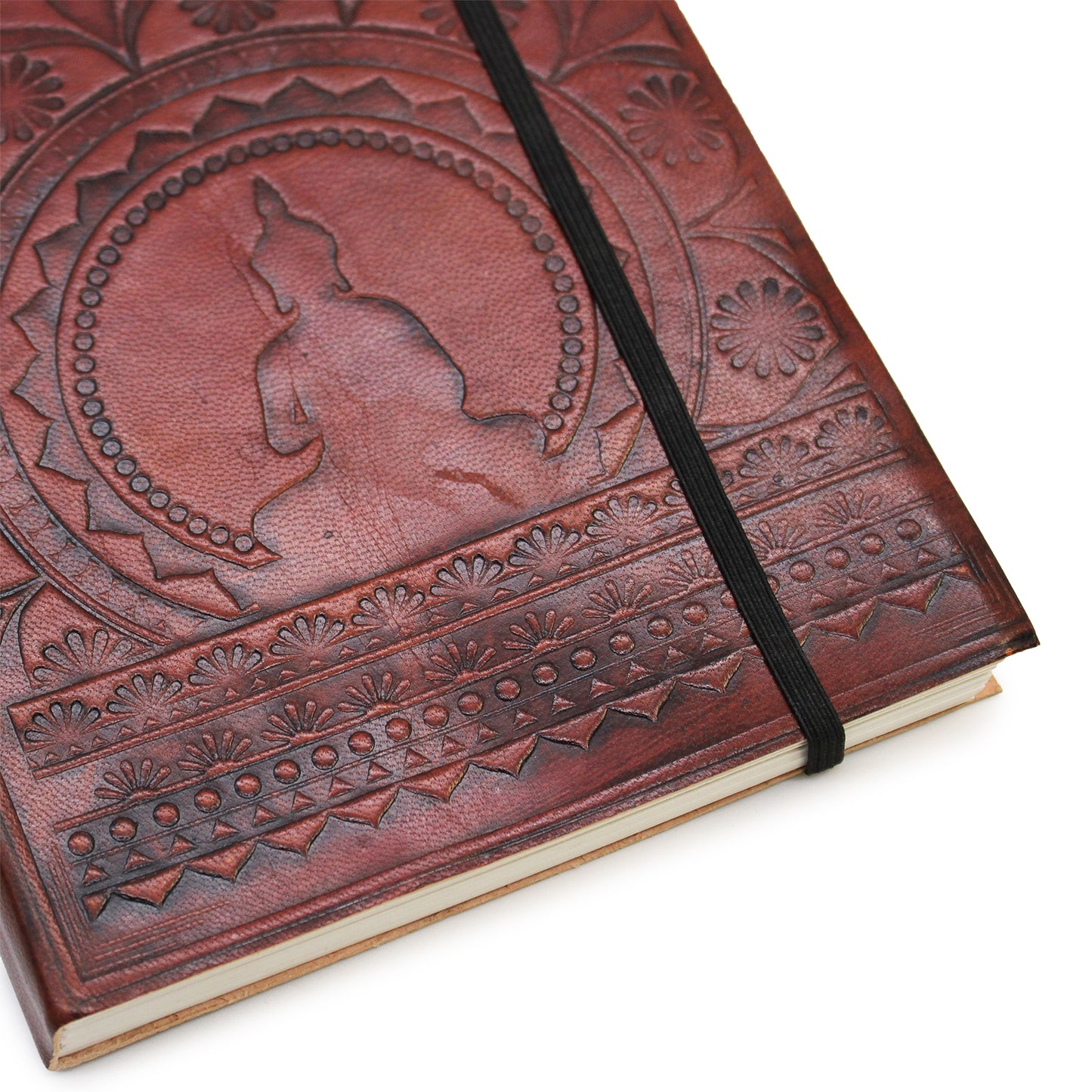 Small Notebook with strap - Tibetan Mandala