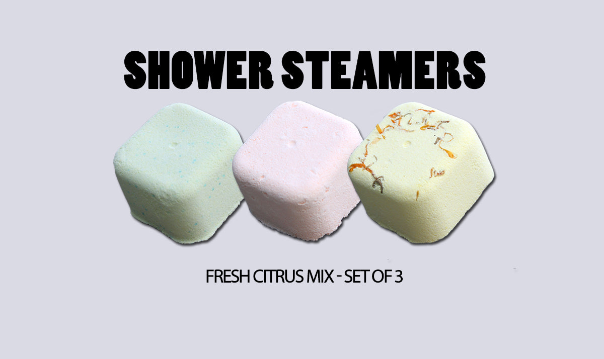 Shower Steamer Set of 3 (70g) - Fresh Citrus Mix