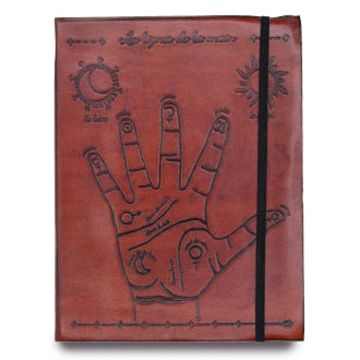 Medium Notebook with strap - Palmistry