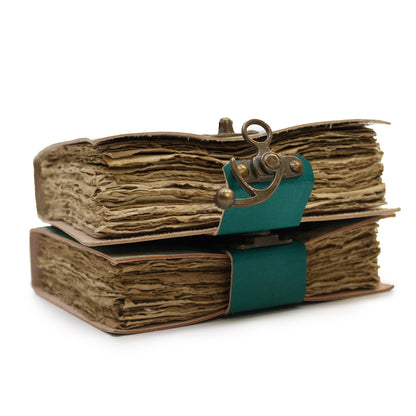 Leather "Bee Kind" Deckle-edge Notebook
