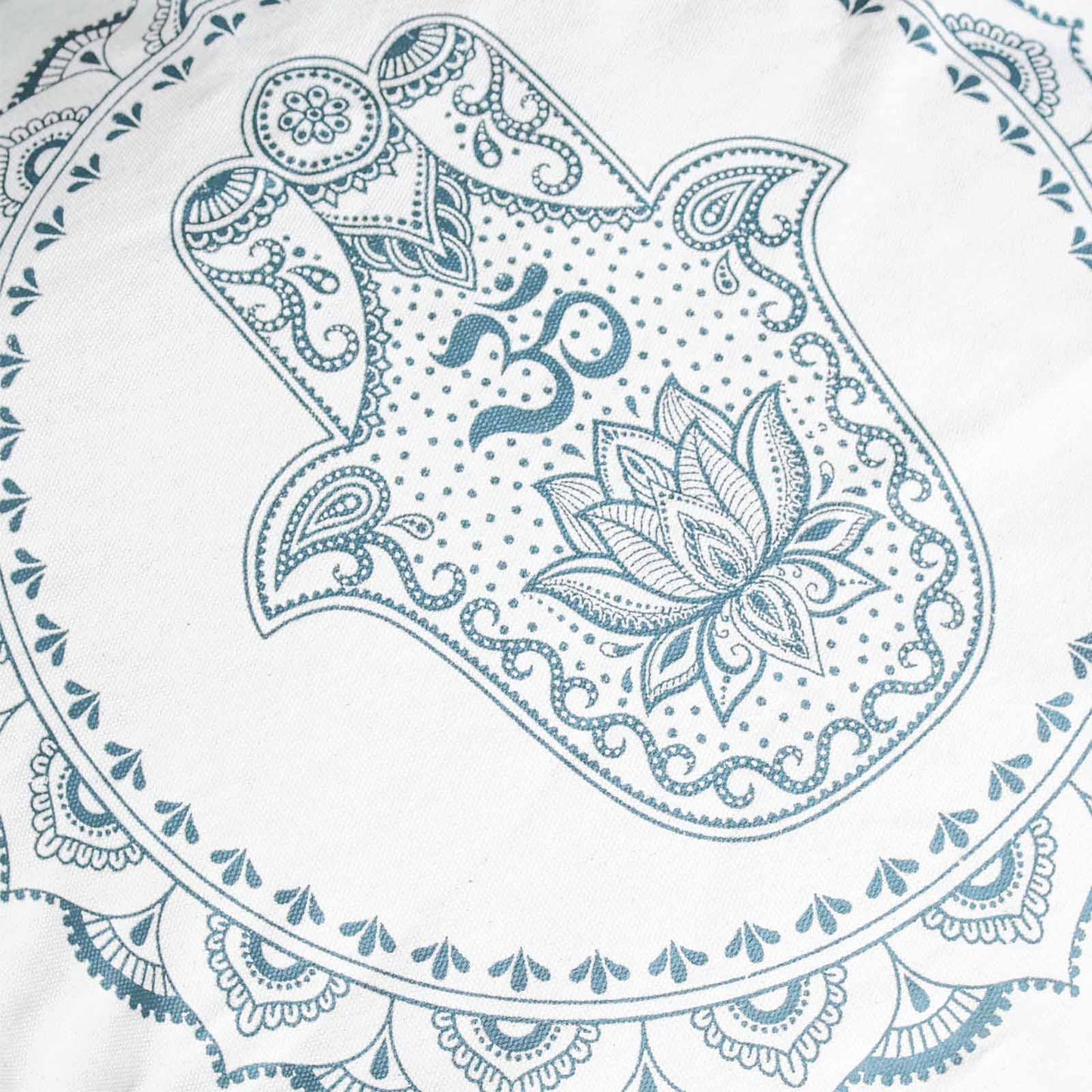 Hamsa Mandala Cushion Cover - 60x60cm - green