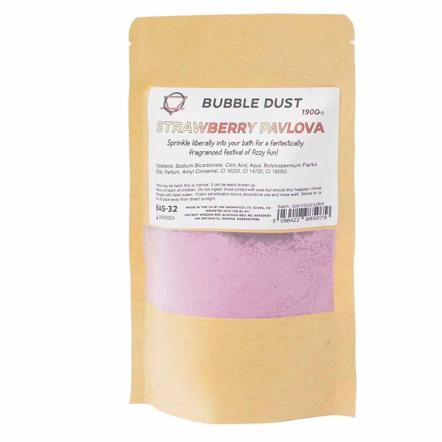 Strawberry Pavlova Bath Dust 200g