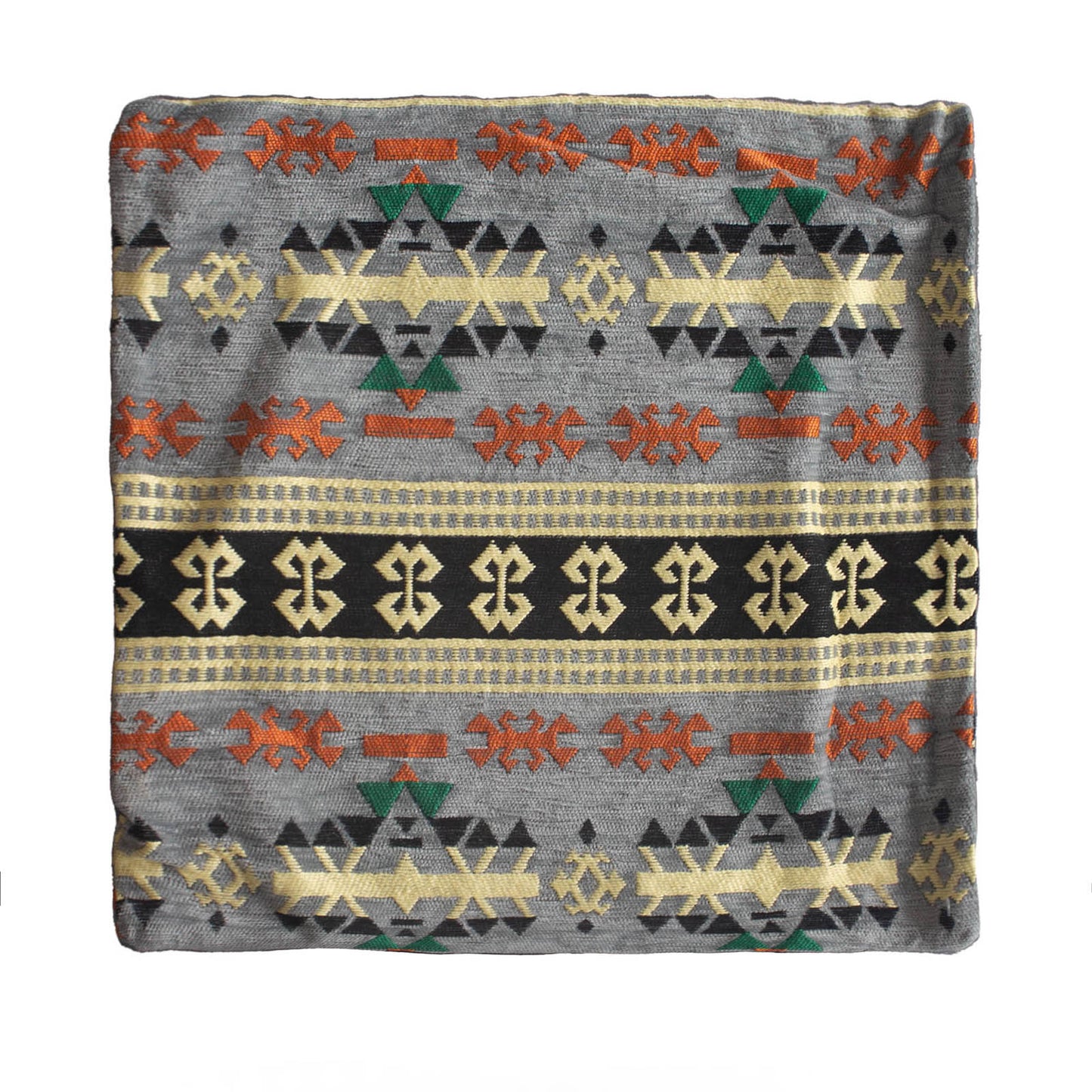 Kilim Cushion Cover - Charcoal