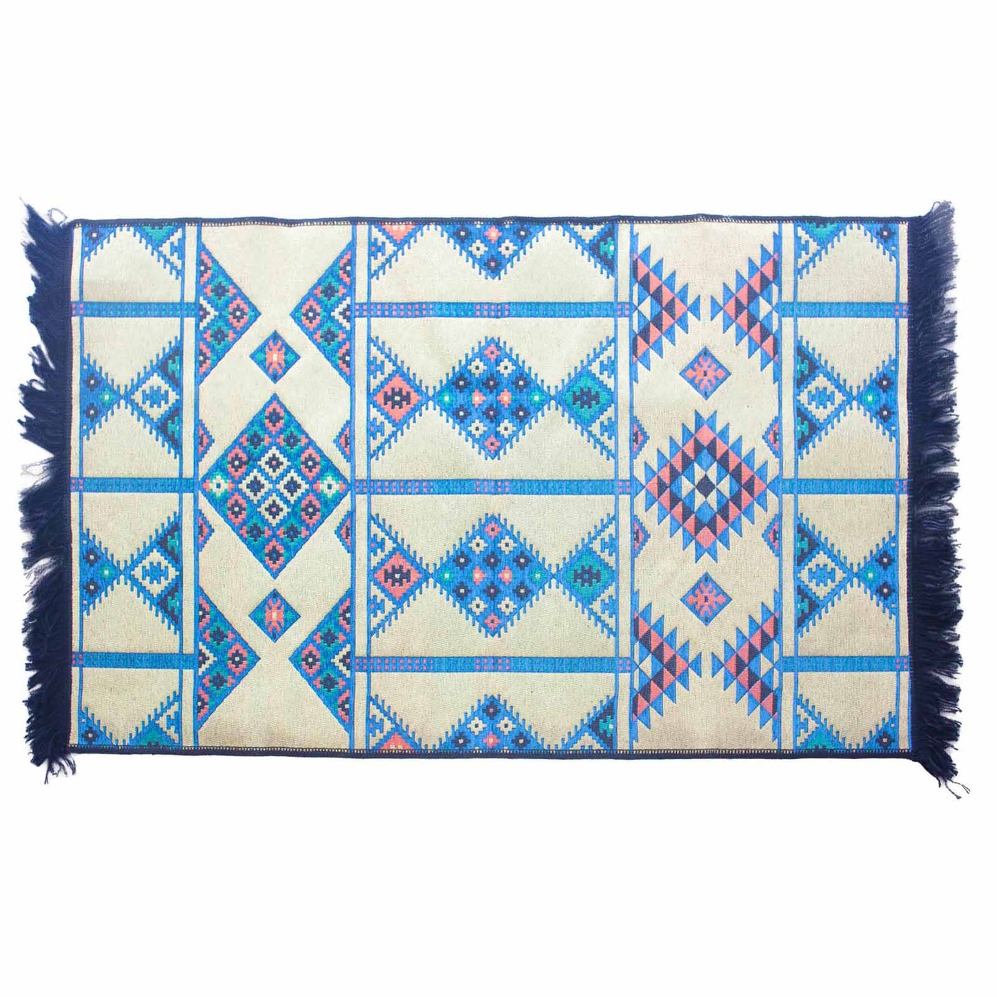 Kilim Rug 125x80 cm - Sky Blue