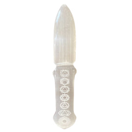 Selenite Ritual Knife - Chakra