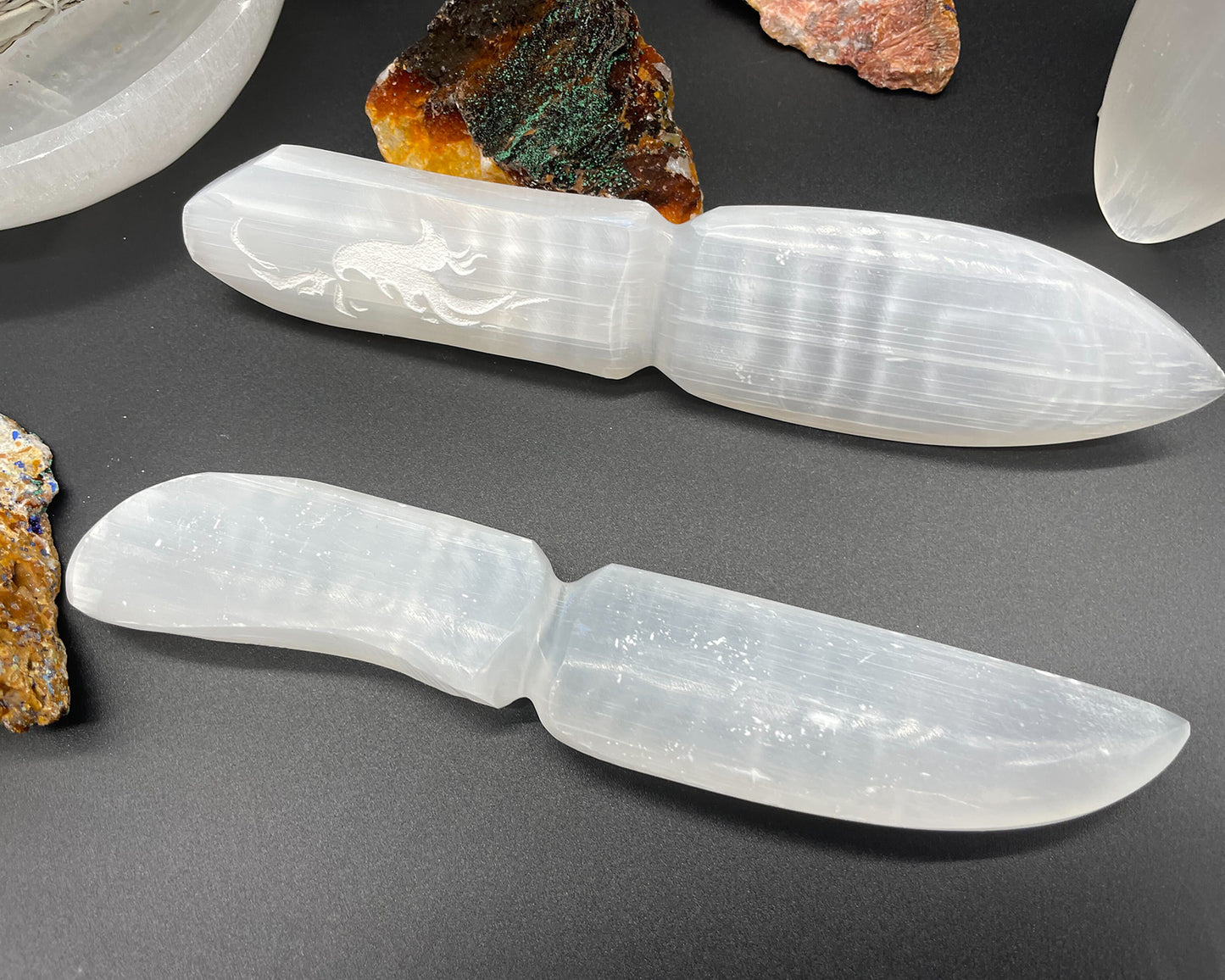 Selenite Ritual Knife - Letting go of the past