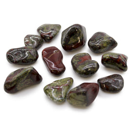 Bag of 12 Medium African Tumble Stones - Dragon Stone