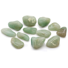 Bag of 12 Medium African Tumble Stones - Aventurine