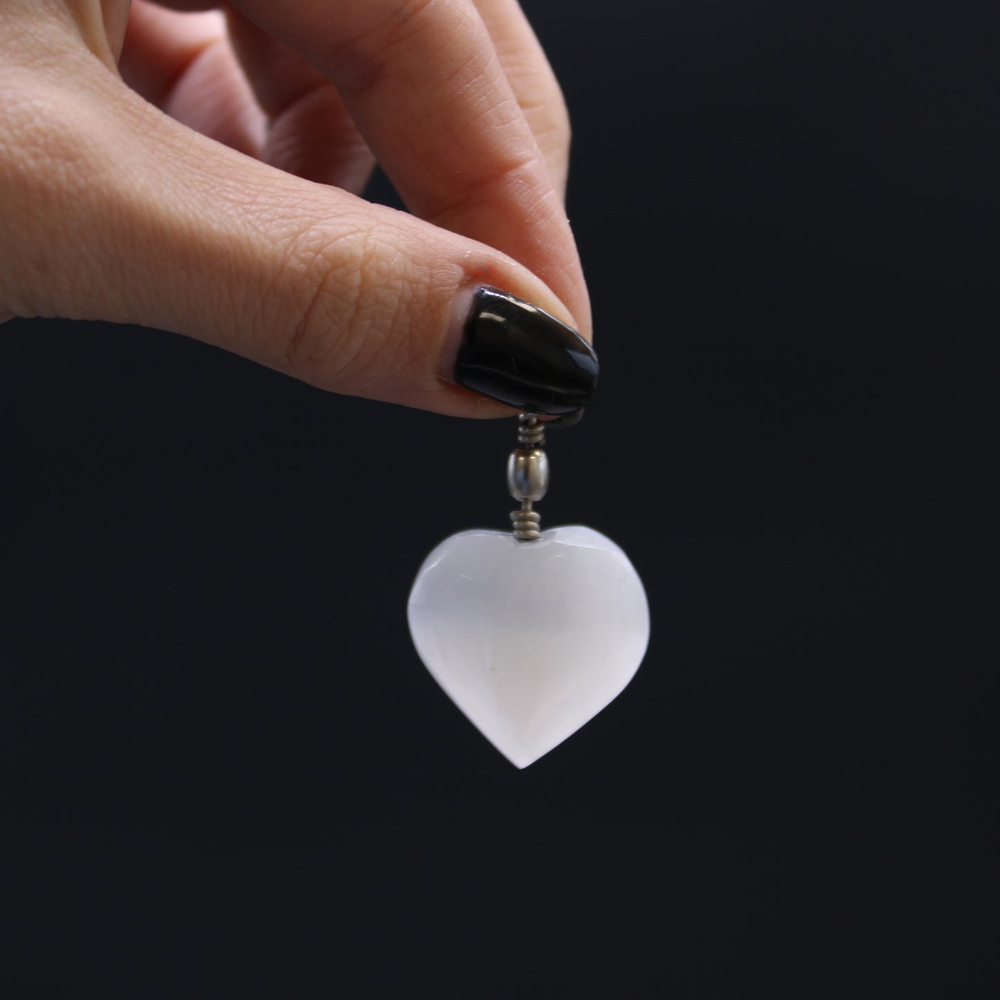 8elenite Heart Pendant