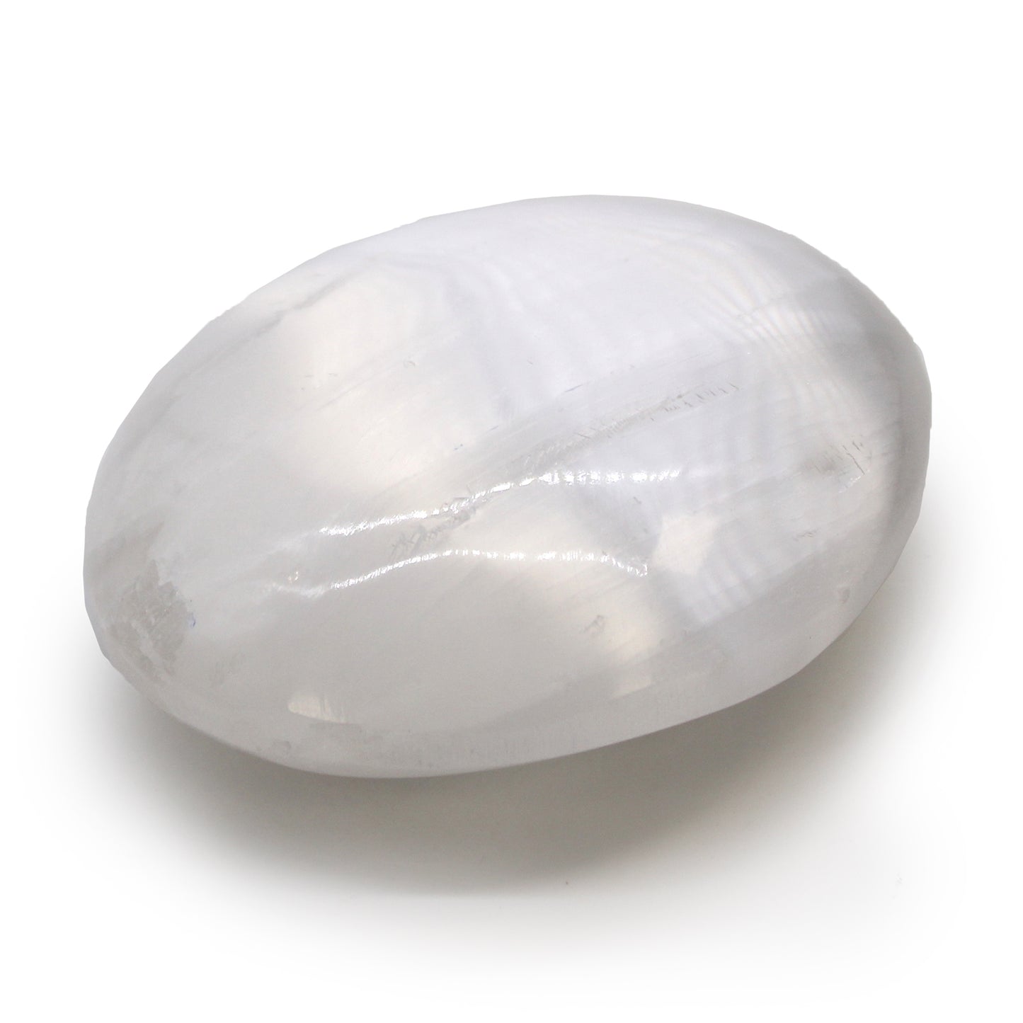 Selenite Palm Stone - 8 cm