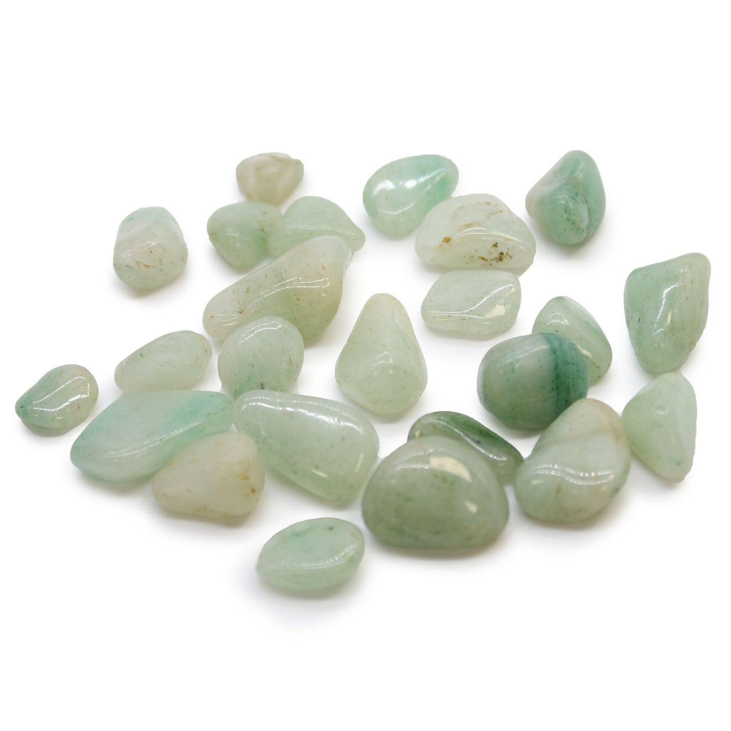 Bag of 24 Small African Tumble Stones - Aventurine