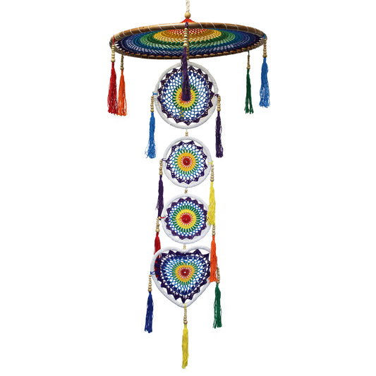 Extra Large Drama Dreamcatcher - Vivid Rainbow