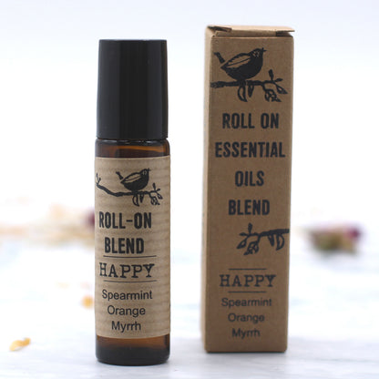 10ml Roll On Essential Oil Blend - HAPPY