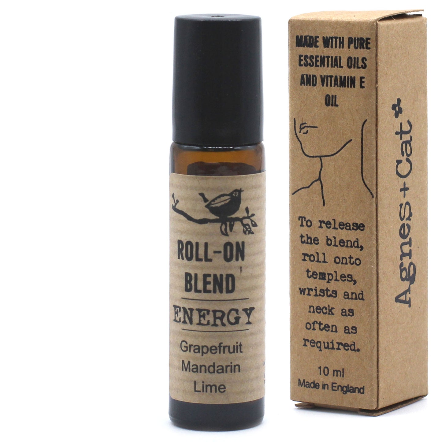 10ml Roll On Essential Oil Blend - ENERGY