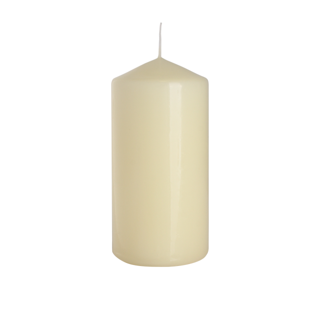 Single Pillar Candle 60x120mm - Ivory