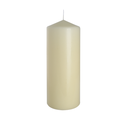 Single Pillar Candle 80x200mm - Ivory