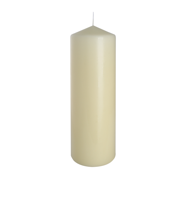 Single Pillar Candle 80x250mm - Ivory